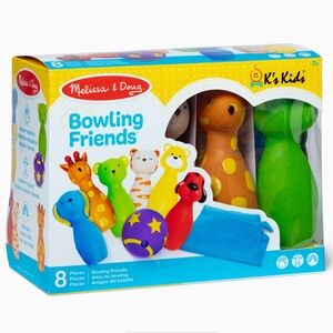 Melissa & Doug Colorful Animal Bowling Friends Set